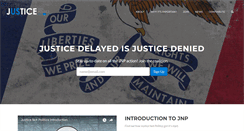 Desktop Screenshot of justicenotpolitics.org