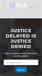 Mobile Screenshot of justicenotpolitics.org